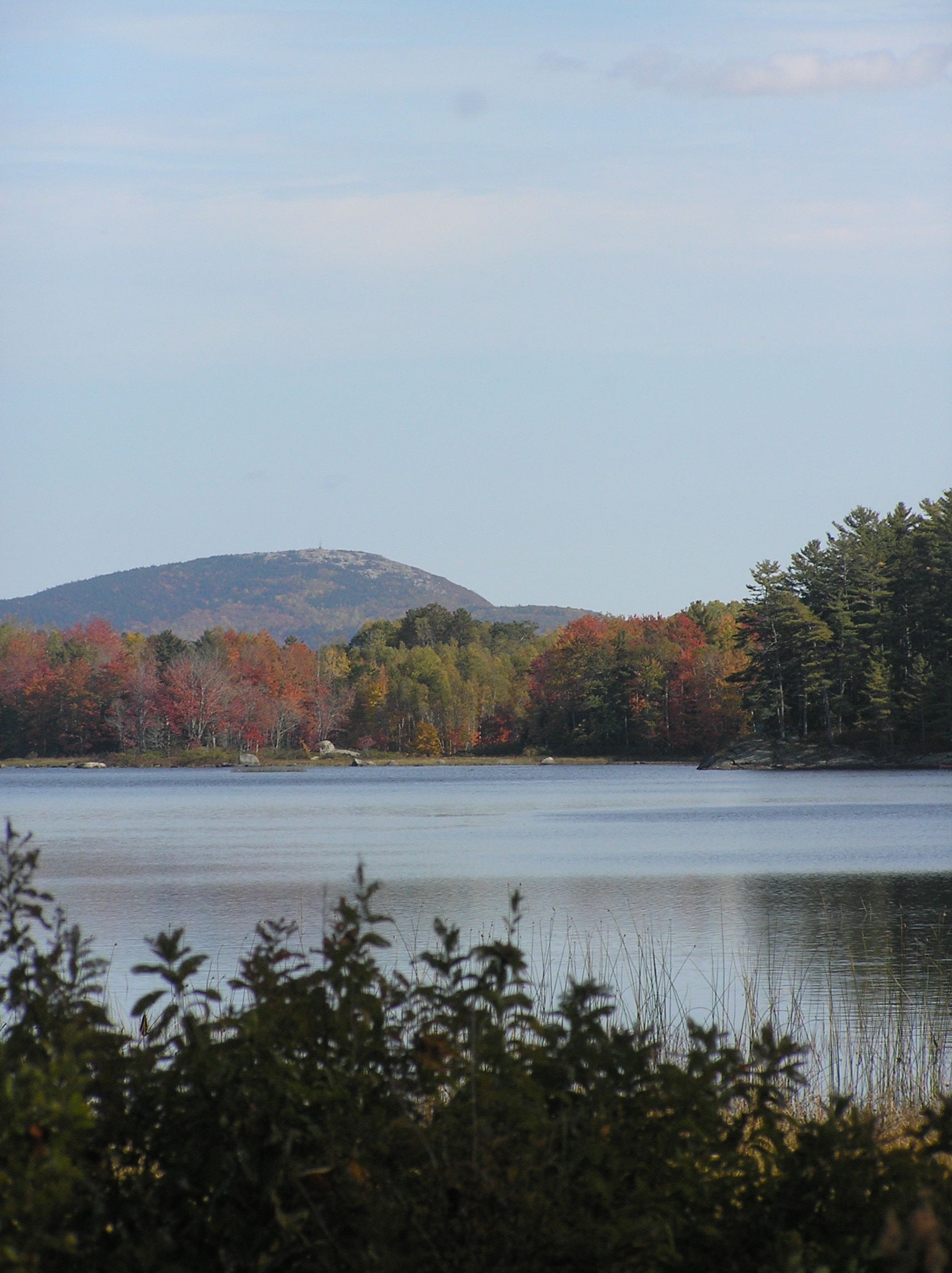 Fall view of Schoodic Mountain