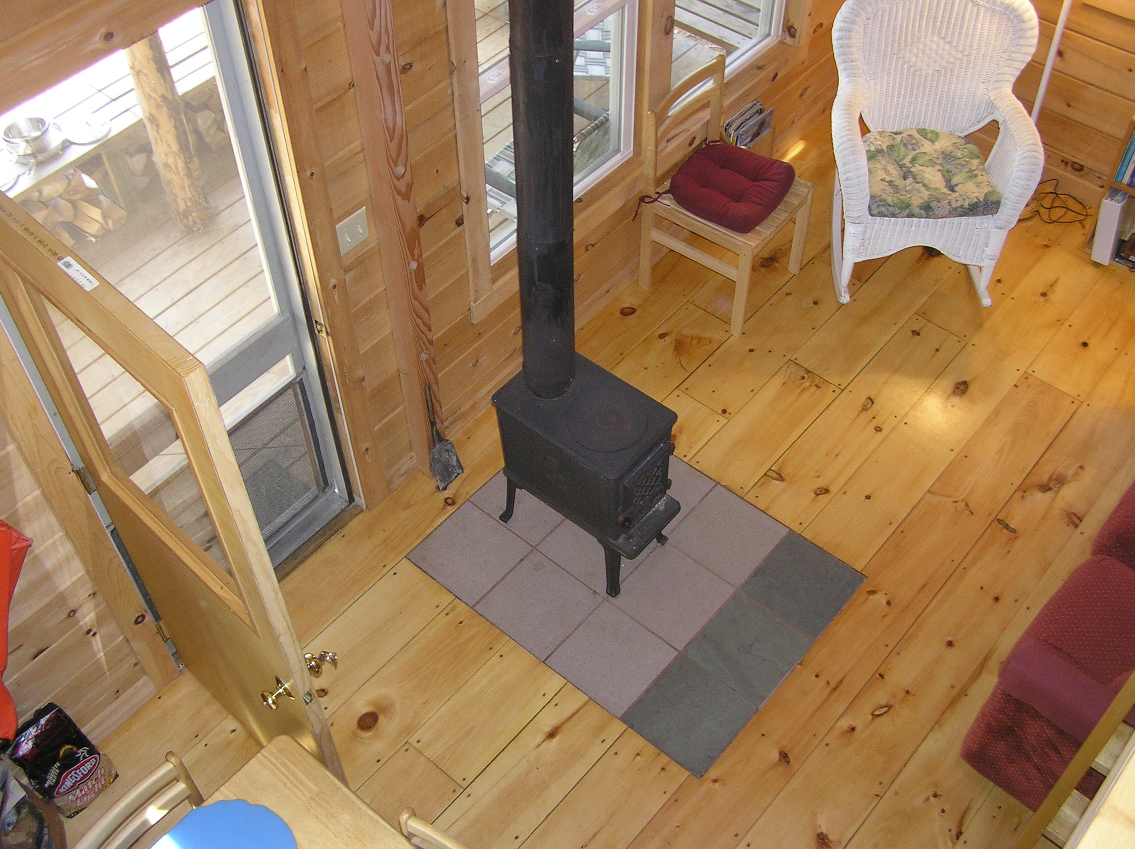 Living area from the loft